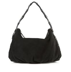 BODHI Black Union Square Spider Web Hobo Shoulder Bag