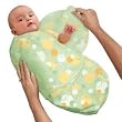 Kiddopotamus SwaddleMe Microfleece, Bubble Green, Small