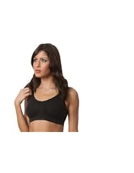 Beauty: Genie Bra 3 in Set (One Nude One Black One White) w/ Removable Pads *As Seen on Tv (Medium)