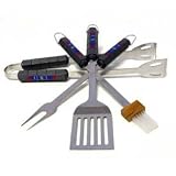 Jeff Gordon 4 piece NASCAR BBQ grill utensil tool set
