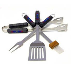 Jeff Gordon 4 piece NASCAR BBQ grill utensil tool set