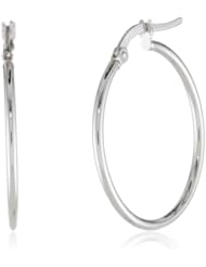 14k Italian Gold 20mm Hoop Earrings