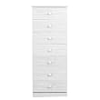 White 7-Drawer Lingerie Chest