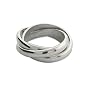 Eve's Addiction Sterling Silver Trinity Ring