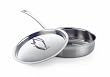 Le Creuset 3-Ply Stainless-Steel 3-Quart Saute Pan