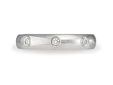 0.32 cts 4mm Comfort Fit Diamond Wedding Band - 14kt White or Yellow Gold