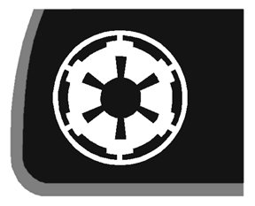  Empire Galactic Logo Car Decal / Sticker