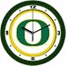 Oregon Ducks UO NCAA 12In Collegiate Wall Clock