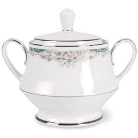 Noritake Enhancement Covered Sugar Bowl by Noritake