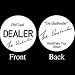 PHIL LAAK Dealer Button - THE UNABOMBER!