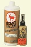 WILDLIFE RESEARCH SCENT KILLER AUTUMN FORMULA COMBO PACKSize: 32 oz Refiller bottle, 4 oz pump spray bottle