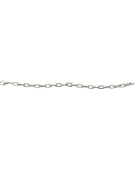 Sterling Silver Silver Bracelet Bracelet 9.5" Ss Textured Alt. Rect. Link Bracel