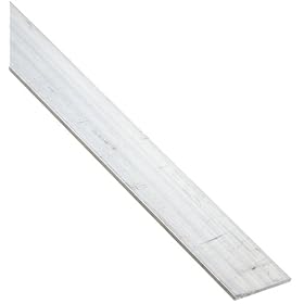 Aluminum 6061-T6 Extruded Rectangle 0.1875" x 1" Cut to 36"
