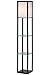 Berk Shelf Floor Lamp, 64.5