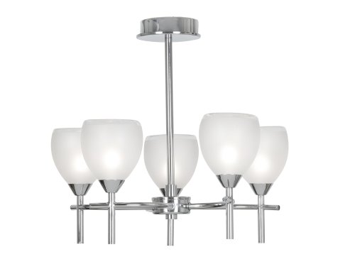 Best Oaks Lighting Etta Bathroom Ceiling Light With Glass Shades