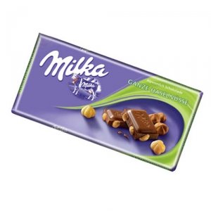 World's Best Milka Chocolate - Whole Nuts, 10 Bars by Indulgence