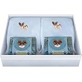 Double Gift Box with Papillon Soap & Towel