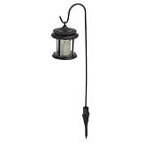 Sunergy 50400021 Old London LED Solar Flicker Candle Path Light on Sheperds Hook
