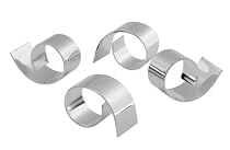 Present Day gifts by Arthur Price, set of 4 silver plated swirl napkin rings in a gorgeous designer gift box