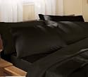 Supersoft Black Double Fitted Sheet