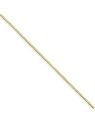 .70mm, 10 Karat Yellow Gold, Box Chain - 24 inch