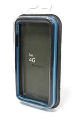 Blue and Black Premium Bumper Case for Apple iPhone 4S / 4 - (AT&T, Verizon, Sprint)
