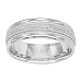 ARTCARVED OPULENCE Men\'s 14k White Gold Braided Wedding Band