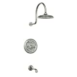 Buy Jado 845401.444 Savina Pressure Balance Tub and Shower Set with Lever Handle,... by JADO