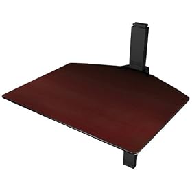 Cambre SW1W-BC Sky Shelf On Wall Single Wide Wood AV Shelf System