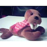 Coca Cola Plush Bean Bag - Walrus with Coca Cola Bottle and Logo Scarf
