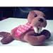 Coca Cola Plush Bean Bag - Walrus with Coca Cola Bottle and Logo Scarf