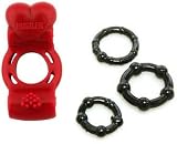 Hustler Novelties Twice The Love Red Vibrating Cock Ring Male Sex Toy Kit 31R4wZKMQFL. SL160 Hustler Novelties Twice The Love Red Vibrating Cock Ring Male Sex Toy Kit