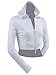 Kavio! Junior Long Sleeve Double Zip Fitted Crop Hoodie