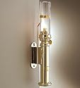Petroleumlampe PASSAGIER Messing poliert