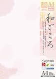 ササガワ 和柄用紙　桃紗綾雲　Ａ４ 4-1000