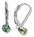 August 10 Karat White Gold Created 0.50tcw. 4mm title=