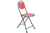 Pink heart folding stool chair x1
