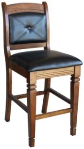 Asheville 26'' Brown Cherry Finish Barstool 2pc Set