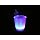 Fortune Products IB-RGBW9 LED Lighted Ice Bucket, 9.25" Diameter x 11.5" Height, 180oz Capacity, Multi-Color