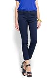 Mango Womens Slim-fit Cropped Trousers