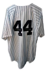 Reggie Jackson Signed New York Yankees Home Jersey - HOF 93