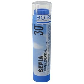 Boiron Sepia 30, Pellets, 80 ct.