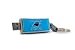 Centon Carolina Panthers Edition NFL DataStick Keychain V2 4 GB USB 2.0 Flash Drive