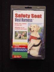 Safety Seat Vest Harness - Extra Small (Under 15 Lbs) - Red