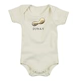 Kee Ka Organic Bodysuit Peanut 3-6 mos.