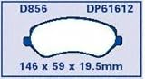 EBC Brakes DP61612 6000 Series Greenstuff Truck and SUV Brake Pad