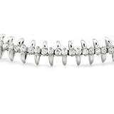 14K White Gold Diamond Bracelet -- 3.00 Ct. I2-I3 J/K