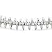 14K White Gold Diamond Bracelet -- 3.00 Ct. SI1-SI2 Eye Clean G/H