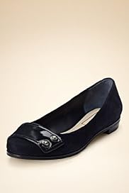 Autograph Suede Wide Fit Military Pumps