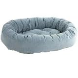Bowsers Donut Dog Bed Diamond Microvelvet Collection (Size=Medium,Color=Sky)